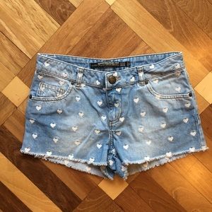ZARA High-Waisted Jean Shorts